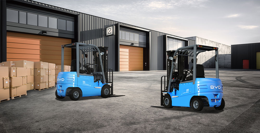 BYD แบบพิเศษสำหรับรถยกพลังงานใหม่